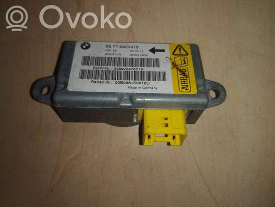 BMW 7 E65 E66 Airbag control unit/module 65776920478 C55-11