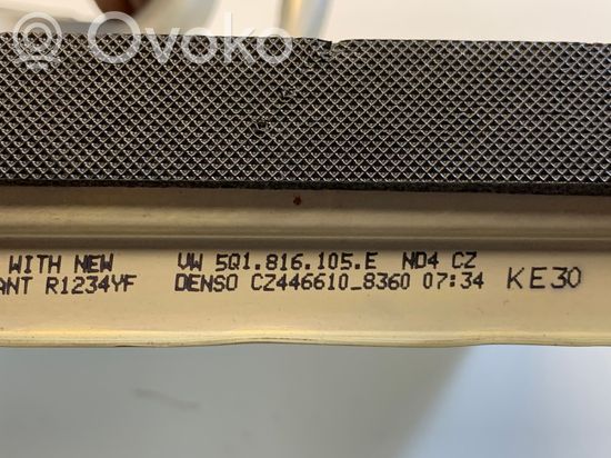 Volkswagen Golf VII Heater blower radiator 5Q0816679B 5Q1816105E