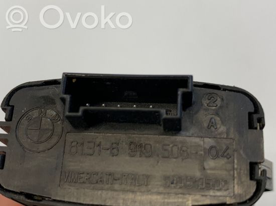 BMW 6 E63 E64 Hazard light switch 6919506 61316919506