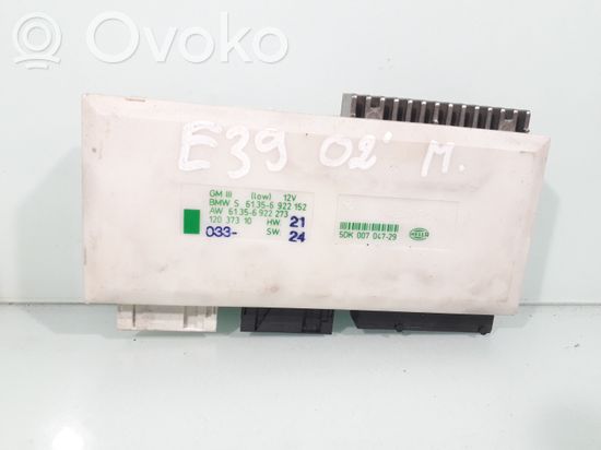 BMW 5 E39 Comfort/convenience module 61356922152 12037310
