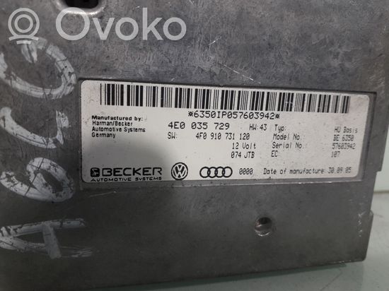 Audi A6 S6 C6 4F MMI control unit 4E0035729