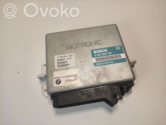 BMW 7 E32 Engine control unit/module 0261200178 1726684