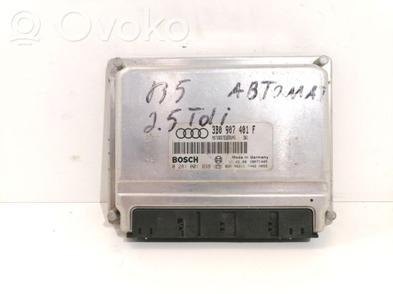 Audi A6 S6 C5 4B Engine control unit/module 3B0907401F 0281001938