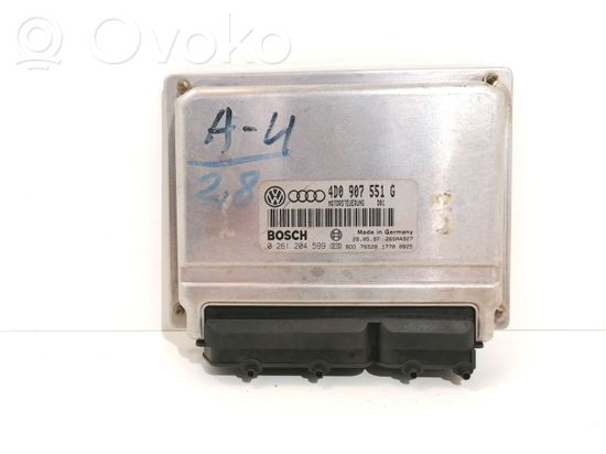 Audi A4 S4 B5 8D Engine control unit/module 4D0907551G 0261204599