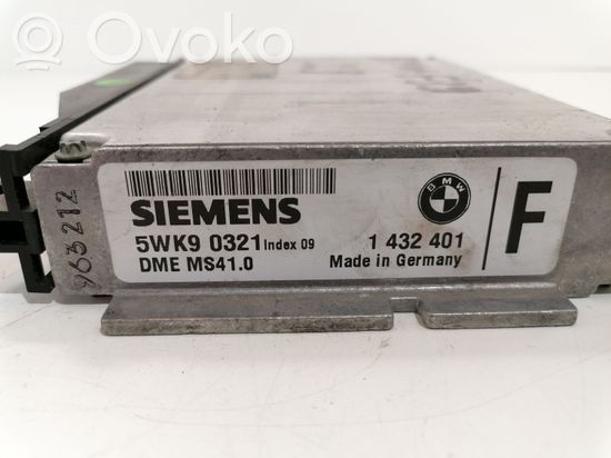 BMW 5 E39 Engine control unit/module 1432401 5WK90321