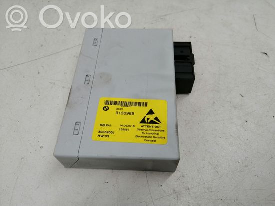 BMW 5 E60 E61 Central console control unit 9138969 138057 80059001