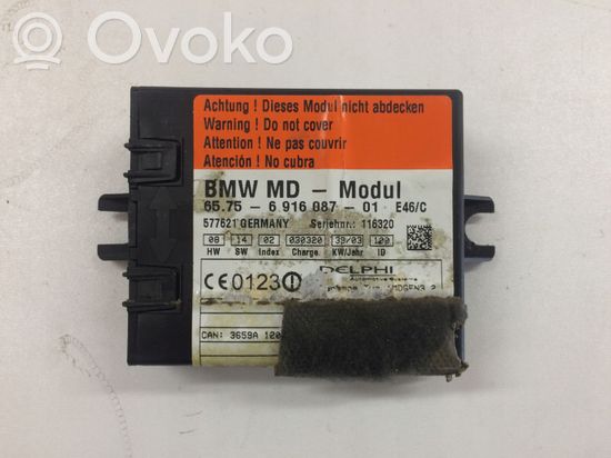 BMW 3 E46 Alarm control unit/module 6916087