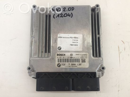 BMW 3 E46 Engine ECU kit and lock set 7800130 0281011122