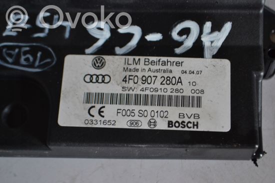 Audi A6 S6 C6 4F Engine control unit/module 4F0907280A