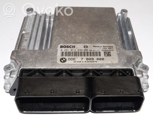 BMW 5 E60 E61 Engine ECU kit and lock set 7809000 7809000 0281014238