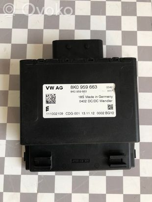 Audi A4 S4 B8 8K Voltage converter/converter module 8K0959663 8K0959663
