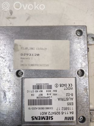 BMW 7 E65 E66 Phone control unit/module 84116926472