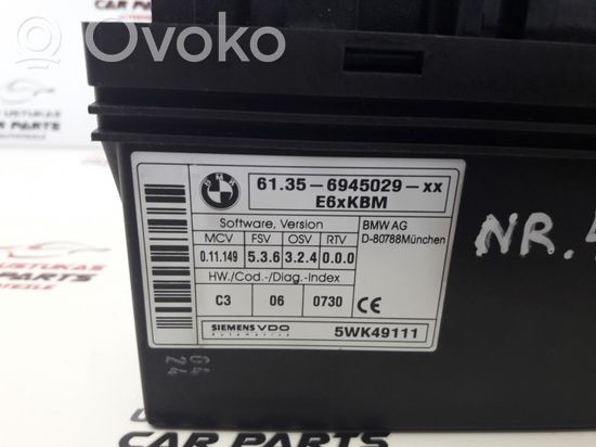 BMW 5 E60 E61 Central body control module 61356945029