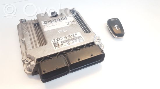 Audi A6 S6 C6 4F Engine ECU kit and lock set 03G906016HS