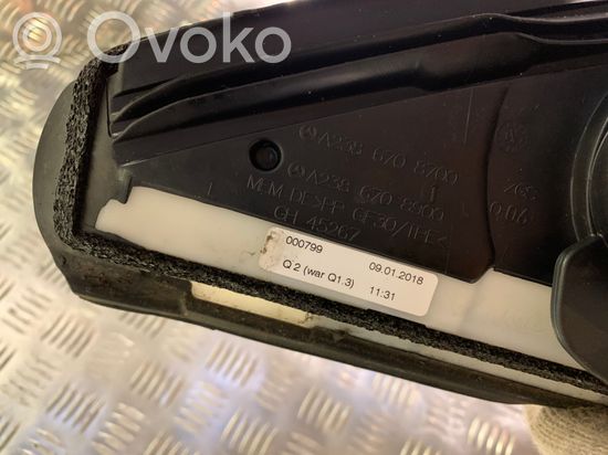 Mercedes-Benz E W238 Rear side window/glass A2386708700 A2386708900