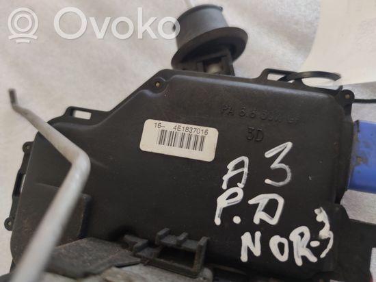 Audi A3 S3 A3 Sportback 8P Front door lock 4E1837016