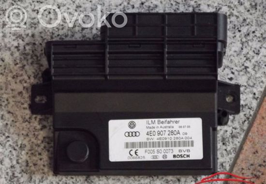Audi A8 S8 D3 4E Other control units/modules 4E0907280A