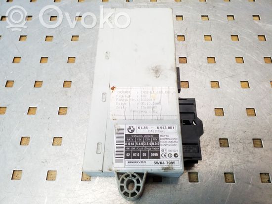 BMW 5 E60 E61 Door central lock control unit/module 61356943851 5WK47995