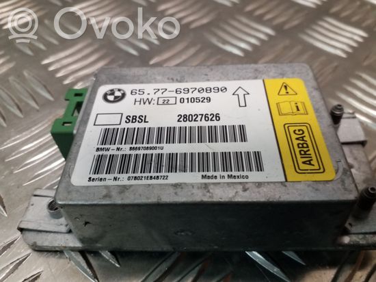 BMW 7 E65 E66 Airbag control unit/module 6970890 28027626