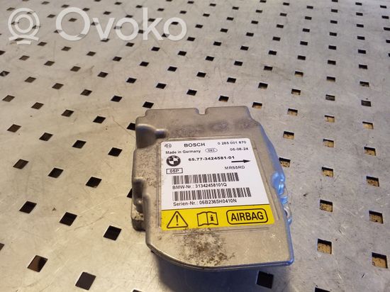BMW X3 E83 Airbag control unit/module 0285001870