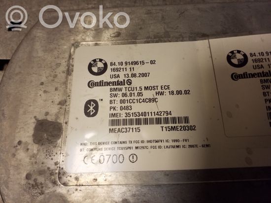BMW X5 E70 Bluetooth control unit module 8410914961502 16921111 T15ME20302