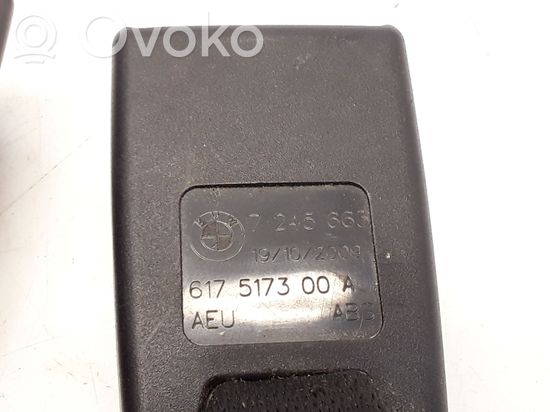 BMW 1 E81 E87 Rear seatbelt buckle 7245663 617517300A