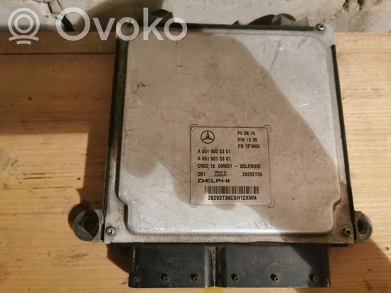 Mercedes-Benz E W212 Engine control unit/module A6519005301