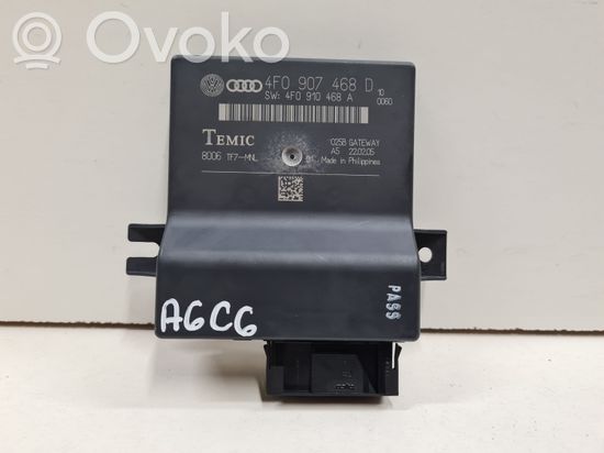 Audi A6 S6 C6 4F Gateway control module 4F0907468D 4F0910468A