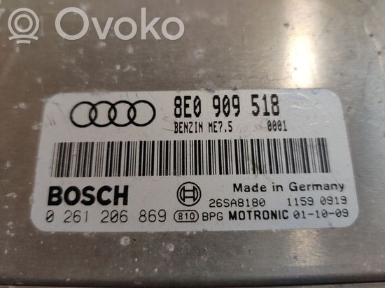 Audi A4 S4 B5 8D Engine control unit/module 8E0909518 0261206869