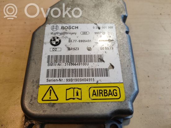 BMW 3 E46 Airbag control unit/module 65776905491