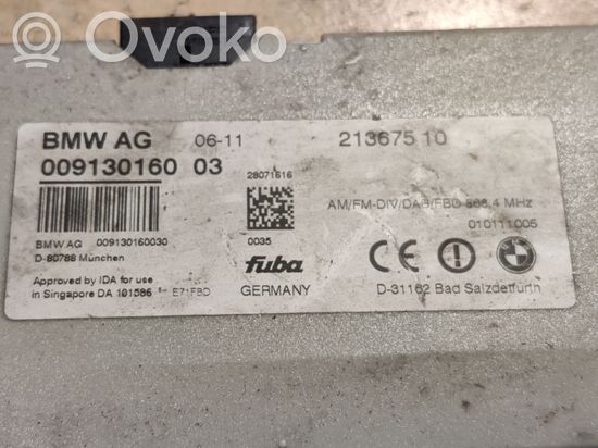 BMW X6 E71 E72 Aerial antenna amplifier 009130160 00913016003 21367510