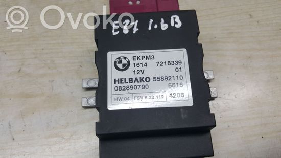 BMW 1 E81 E87 Fuel injection pump control unit/module 7218339 55892110 082890790