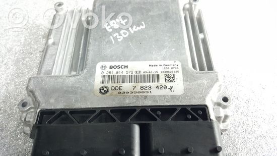 BMW 1 E81 E87 Engine control unit/module 0281014572 DDE7823420
