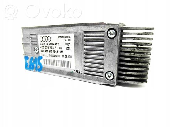 Audi A8 S8 D3 4E Voice control module 4E0035753A