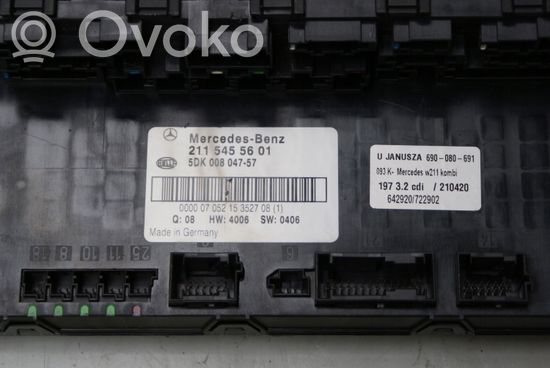 Mercedes-Benz E W211 SAM control unit 2115455601