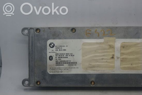BMW 7 E65 E66 Bluetooth control unit module 6945154