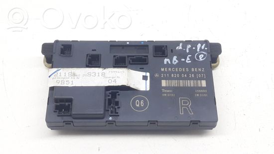 Mercedes-Benz E W211 Door control unit/module 2118200426