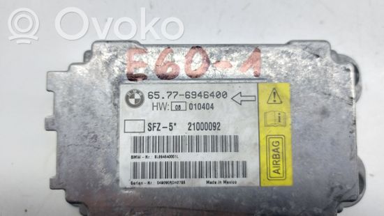 BMW 5 E60 E61 Airbag control unit/module 6946400