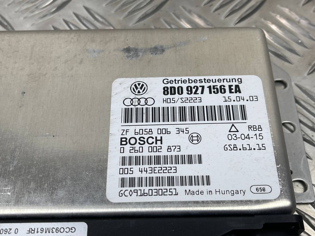 Volkswagen Passat B5.5 en ligne 2003 diesel calculateur de boîte TCU 8D0927156EA 132kW