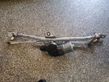 Front wiper linkage and motor