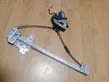 Rear door window regulator with motor