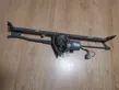 Front wiper linkage and motor