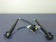 Rear door window regulator with motor