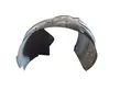 Front wheel arch liner splash guards