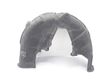 Rear arch fender liner splash guards