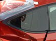 Rear door window glass