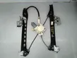 Rear door window regulator with motor