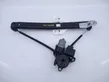 Rear door window regulator with motor