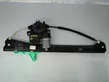 Rear door window regulator with motor