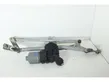 Front wiper linkage and motor